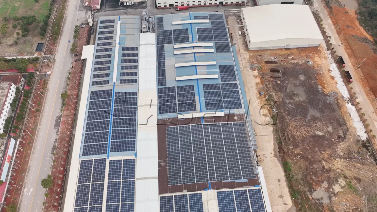 湖南永州彩钢瓦光伏支架5.8MW