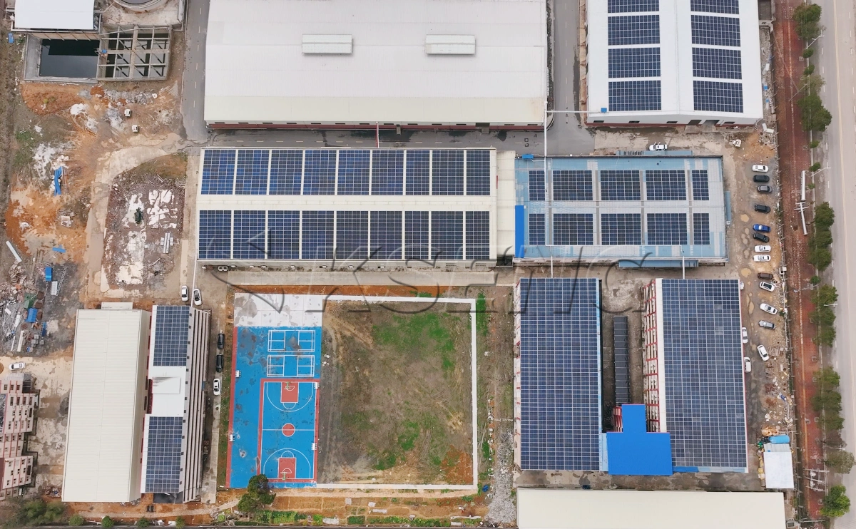 湖南永州彩钢瓦光伏支架5.8MW