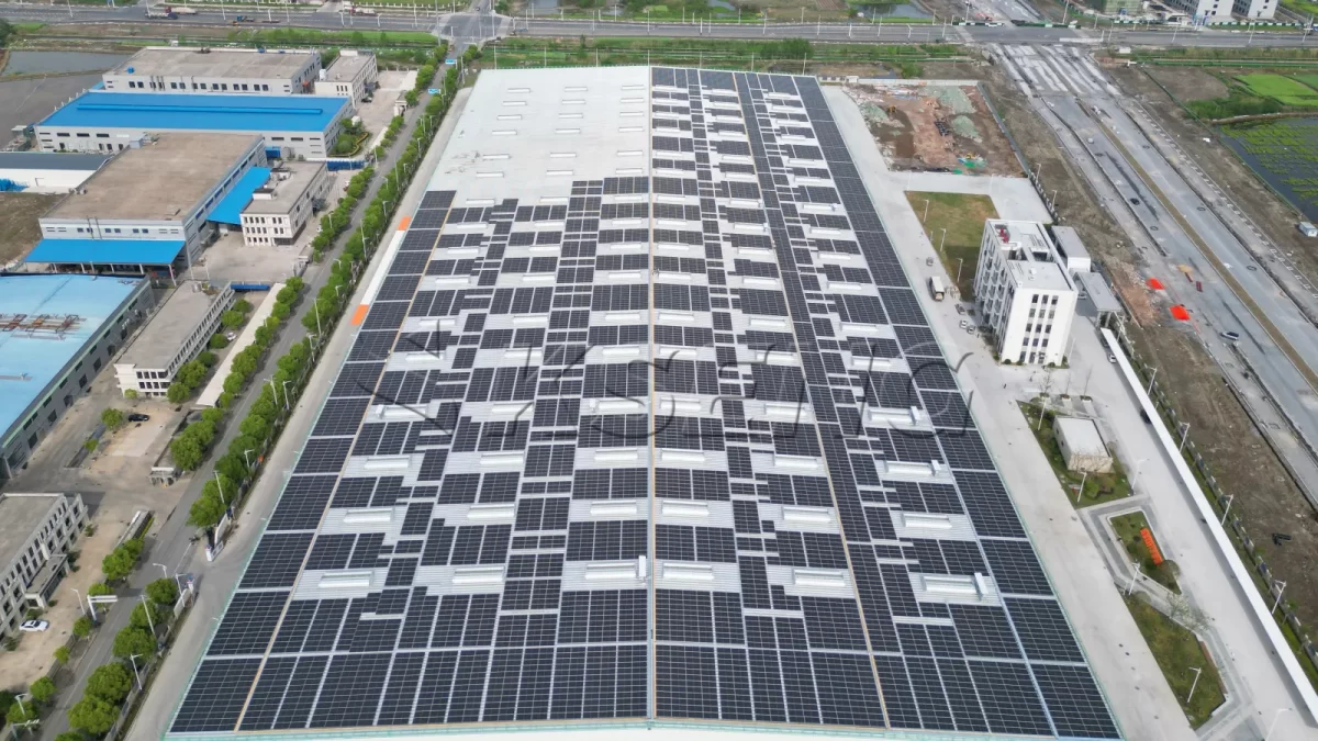 安徽芜湖彩钢瓦光伏支架11.6MW