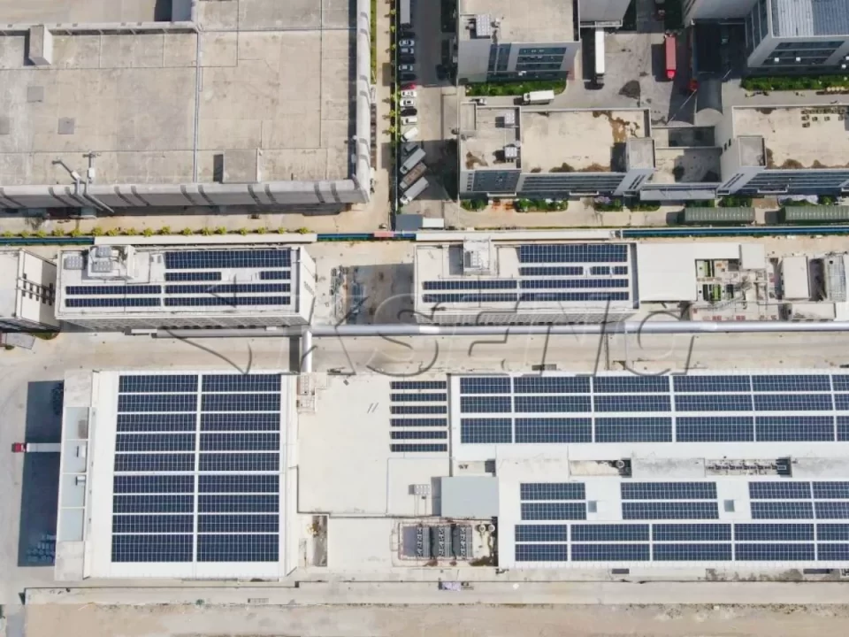 福建福清屋顶光伏支架1.6MW