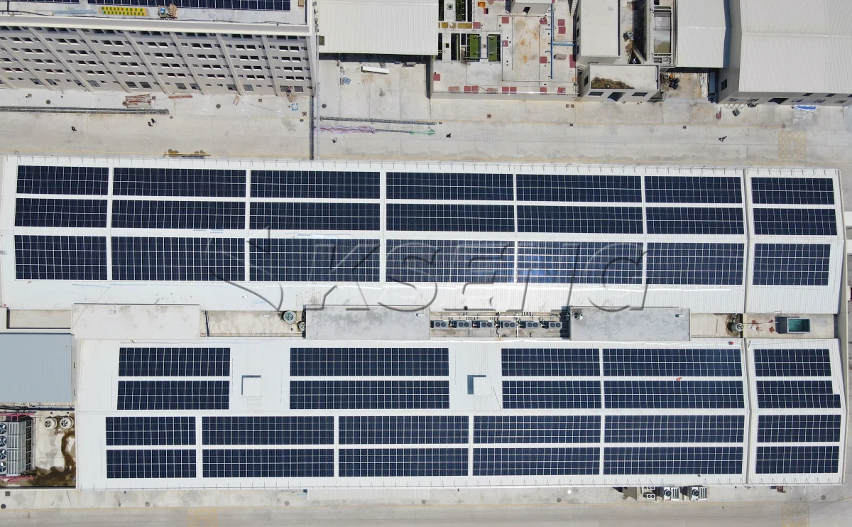 福建福清屋顶光伏支架1.6MW