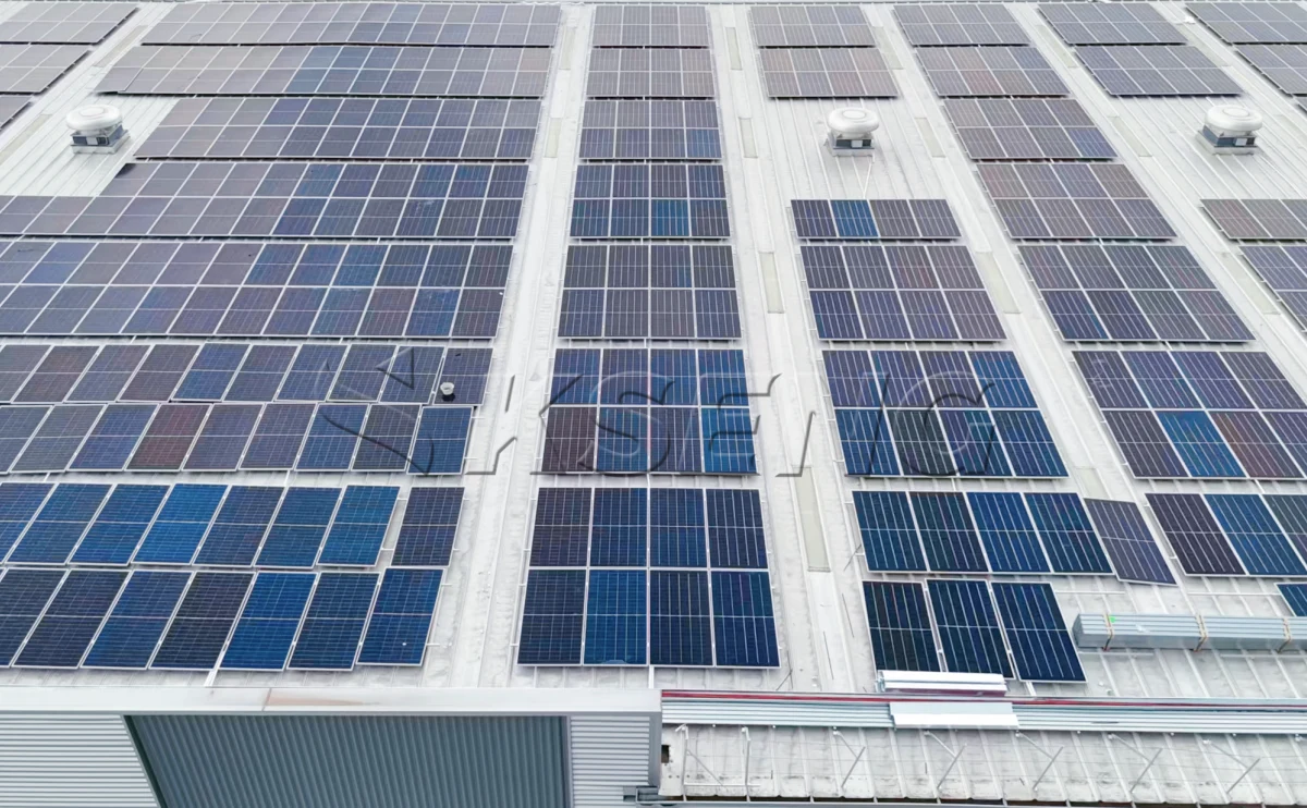 浙江金华彩钢瓦光伏支架1900KW