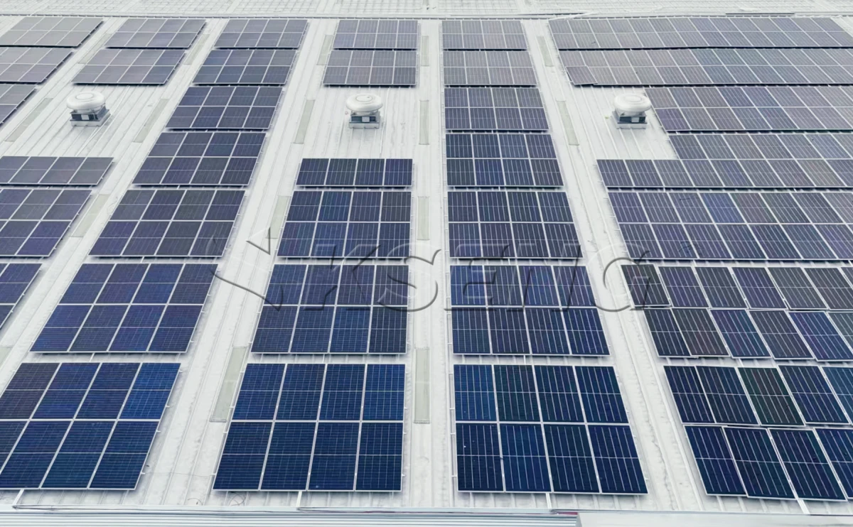 浙江金华彩钢瓦光伏支架1900KW