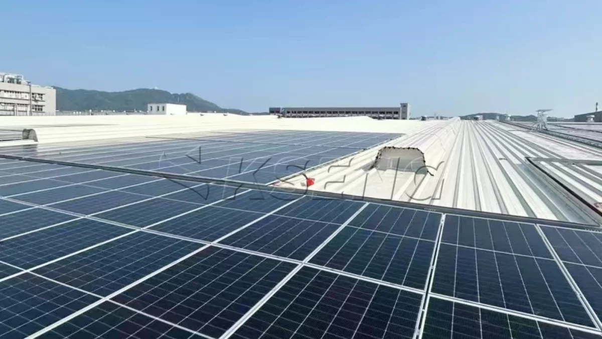 福建厦门彩钢瓦光伏支架1596KW