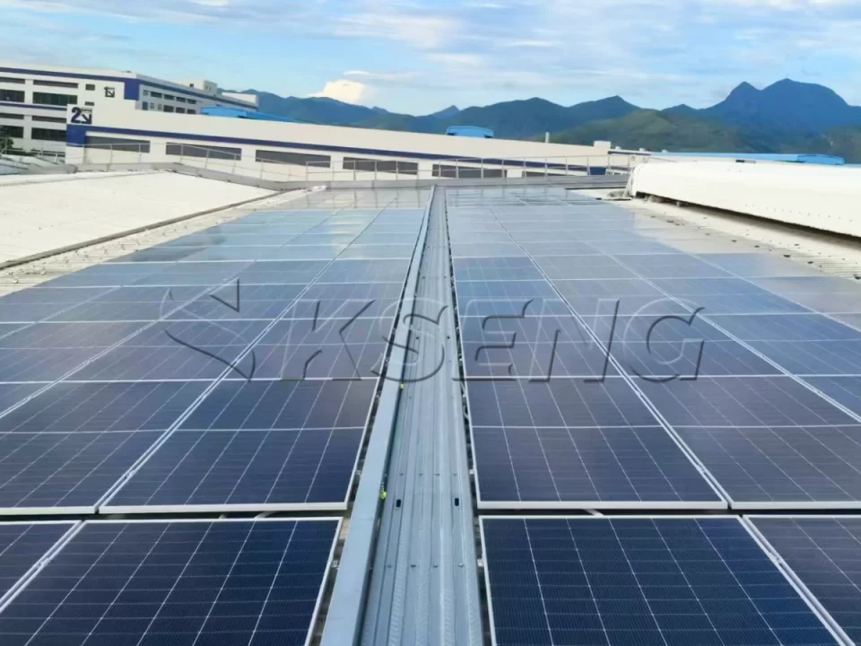 广东江门彩钢瓦光伏支架6.5MW