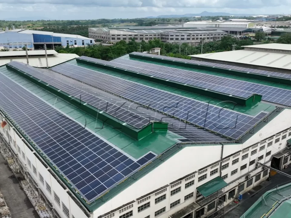 菲律宾彩钢瓦光伏支架2MW